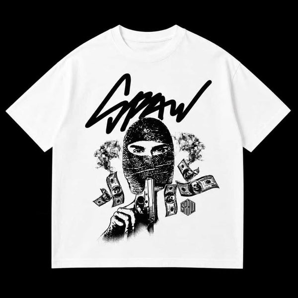 FINGERPRINT TEE/WHITE